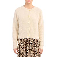 CARDIGAN DORE CREME - Lili Sidonio