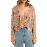 CARDI MOLLY PUNCHED BEIGE - Molly Bracken