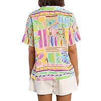 CHEMISETTE LILI MAUI PRINT - Lili Sidonio