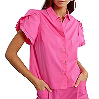 CHEMISE LILI BALLON ROSE - Lili Sidonio