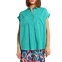 CHEMISE LILI EMERALD GREEN - Lili Sidonio