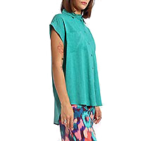 CHEMISE LILI EMERALD GREEN - Lili Sidonio