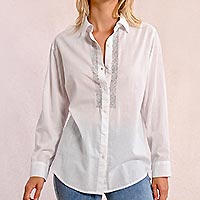 CHEMISE MOLLY STRASS WHITE - Molly Bracken