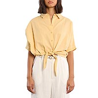 CHEMISIER LILI NOUABLE JAUNE - Lili Sidonio