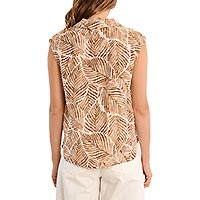 CHEMISIER MOLLY SM CAMEL PRINT - Molly Bracken