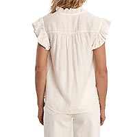 CHEMISIER VOLANTS BLANC - Molly Bracken