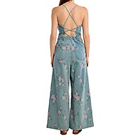 COMBI MOLLY LIGHT DENIM FLOWERS - Molly Bracken