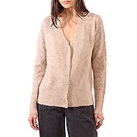 GILET CARDI MAILLE BEIGE - Molly Bracken