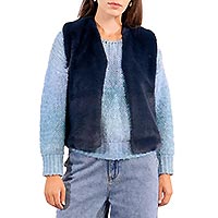 GILET SANS MANCHES DENIM BLUE - Molly Bracken
