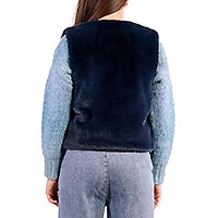 GILET SANS MANCHES DENIM BLUE - Molly Bracken