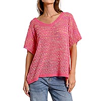 GLORIA PULL ROSE MULTI - Molly Bracken