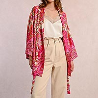 KIMONO IMP MOLLY PINK PRINT - Molly Bracken