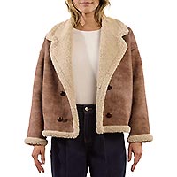 MANTEAU AVIATEUR MARRON - Molly Bracken
