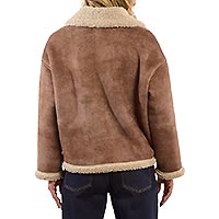 MANTEAU AVIATEUR MARRON - Molly Bracken