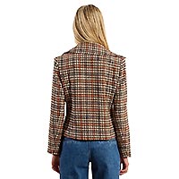 MANTEAU CARREAUX BROWN - Molly Bracken