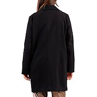 MANTEAU COL TAILLEUR NOIR - Molly Bracken