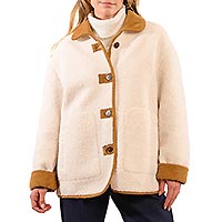MANTEAU MOUTON BEIGE - Molly Bracken