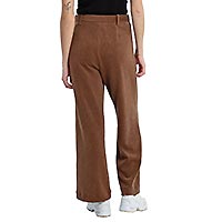 PANTALON VELOURS MARRON - Lili Sidonio
