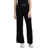 PANTALON VELOURS NOIR - Lili Sidonio