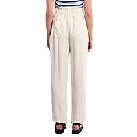 PANTA LILI BLANC DROIT - Lili Sidonio