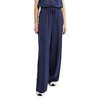 PANTA LILI TAILLE HAUTE NAVY - Lili Sidonio