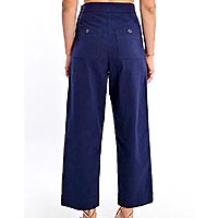 PANTA MOLLY DROIT NAVY BLUE - Molly Bracken