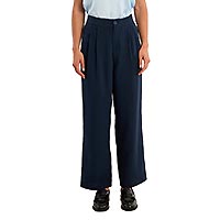 PANT MOLLY DROIT TAILLE HAUTE NAVY BLUE - Molly Bracken