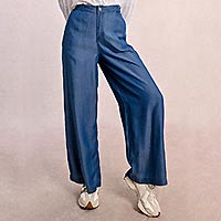 PANT MOLLY LARGE DENIM BLUE - Molly Bracken
