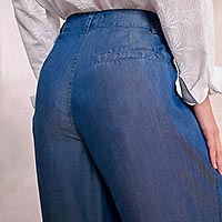 PANT MOLLY LARGE DENIM BLUE - Molly Bracken