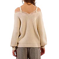 PULL BRETELLES MAILLE OFFWHITE - Molly Bracken