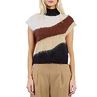 PULL COL CHEMINEE MARRON - Lili Sidonio