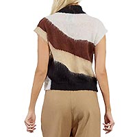 PULL COL CHEMINEE MARRON - Lili Sidonio