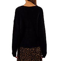 PULL COV V DENTELLE BLACK - Molly Bracken