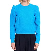 PULL MAILLE BLEU TURQUOISE - Lili Sidonio