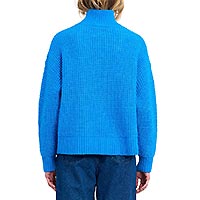 PULL MAILLE CARREE BLEU - Lili Sidonio