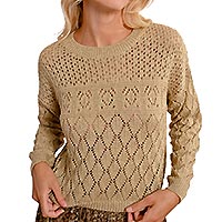PULL MOLLY MAILLE OR GOLD - Molly Bracken