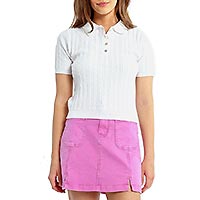PULL POLO JERSEY BLANC - Lili Sidonio