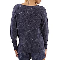 PULL SEQUINS NAVY BLEU - Molly Bracken