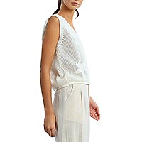 PULL SM CROCHET BEIGE - Lili Sidonio