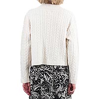 PULL TORSADE ECRU - Lili Sidonio