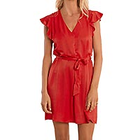 ROBE COURTE MOLLY ROUGE - Molly Bracken