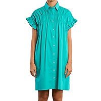 ROBE LILI COTON MENTHE - Lili Sidonio