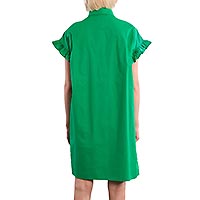 ROBE LILI COTON VERT - Lili Sidonio