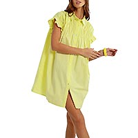 ROBE LILI FRONCES YELLOW - Lili Sidonio