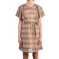 ROBE LILI IMP BEIGE - Lili Sidonio
