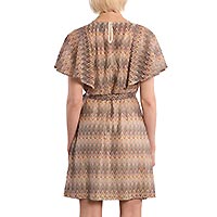 ROBE LILI IMP BEIGE - Lili Sidonio