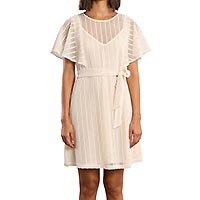 ROBE LILI MAILLE AJOUREE ECRU - Lili Sidonio