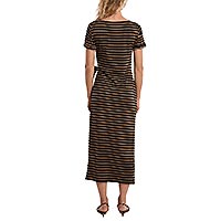 ROBE LONGUE MOLLY BEIGE NOIR - Molly Bracken