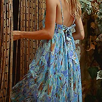 ROBE LONGUE MOLLY BLEU EDMEE - Molly Bracken