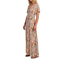 ROBE LONGUE MOLLY CASHMIRE PRINT - Molly Bracken